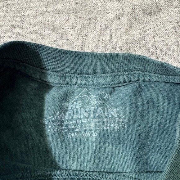 The Mountain Men T-Shirt XL African Wildlife Graphic Green Tie Dye - Picture 5 of 5